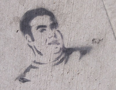 Sidewalk stencil